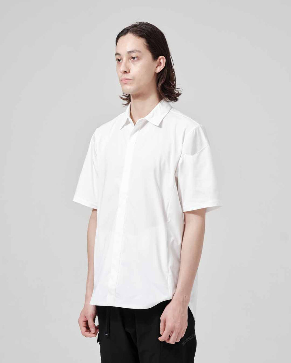 最終値下げ 試着のみ新品 studious別注 ロールアップスリーブシャツ 白 9255 TS4Dステルスショートスリーブシャツ【廃番予定】 – TS DESIGN