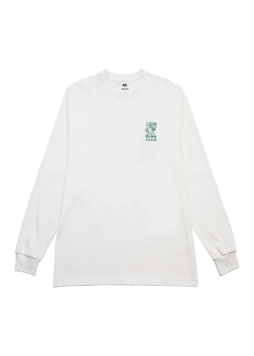 「DIVIDED STATES OF OLIVE®︎」ロンT ホワイト Lサイズ 95-90239】 T1TS L/S Tee – TS DESIGN
